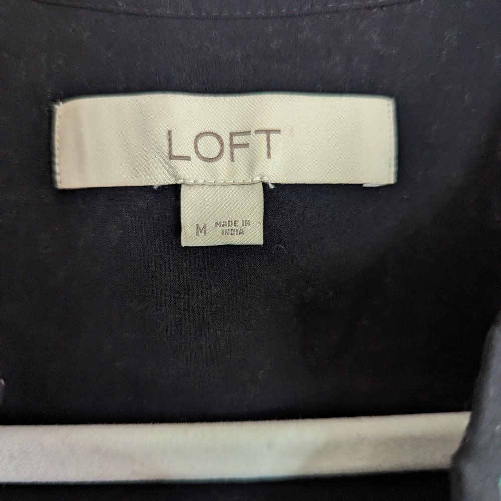 Loft Embroidered Peasant Top - image 4